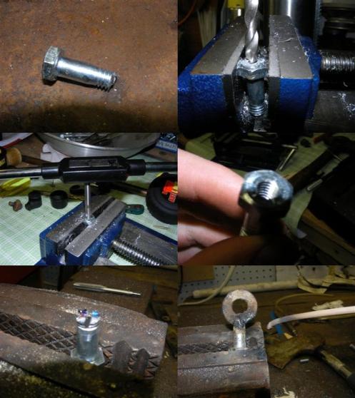 Making the screw on mount for the cylinder
